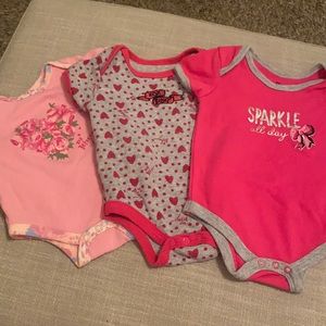 Betsey Johnson onesie 3 piece set all sizes 3,6,9m
